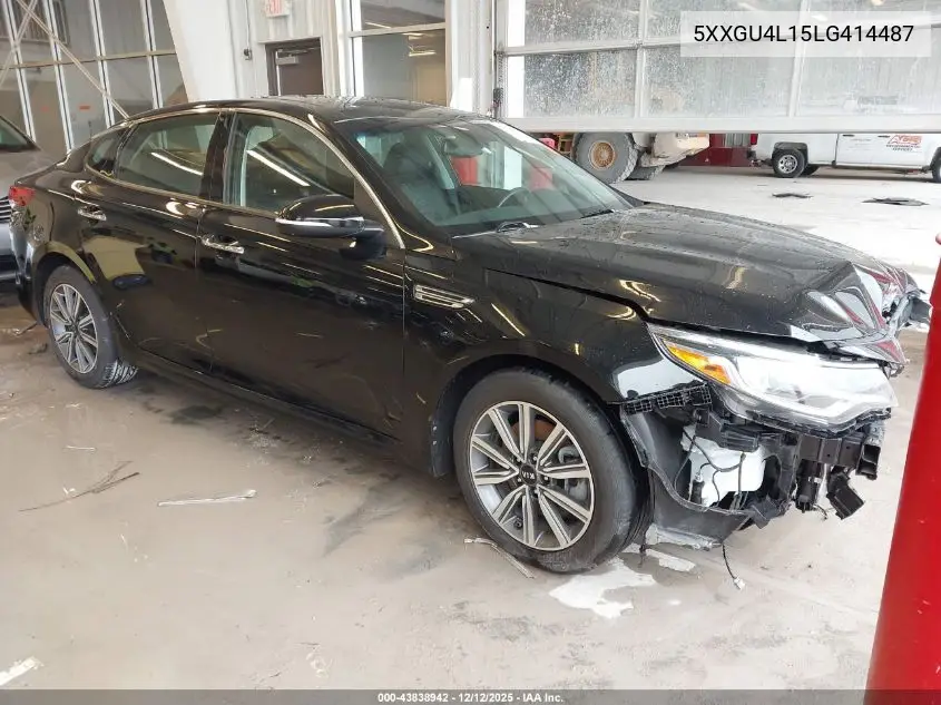 5XXGU4L15LG414487 2020 Kia Optima Ex Premium