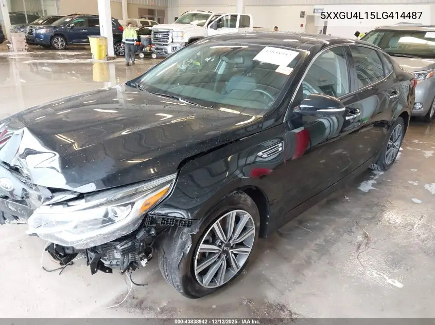 5XXGU4L15LG414487 2020 Kia Optima Ex Premium