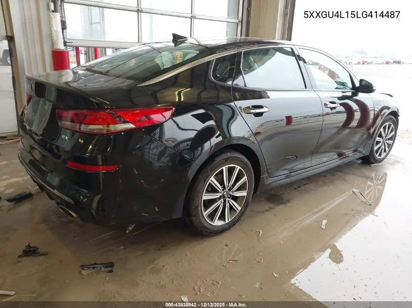 5XXGU4L15LG414487 2020 Kia Optima Ex Premium