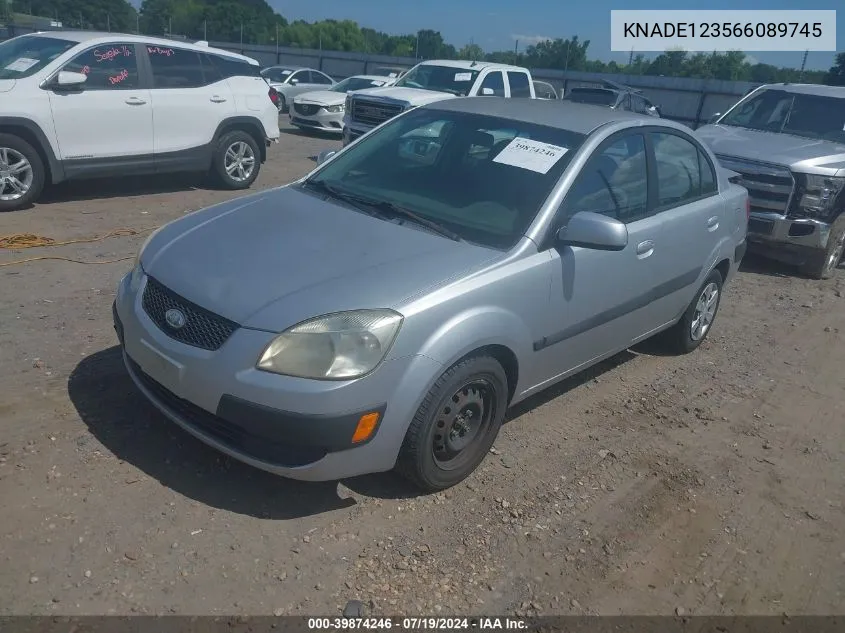 KNADE123566089745 2006 Kia Rio Lx