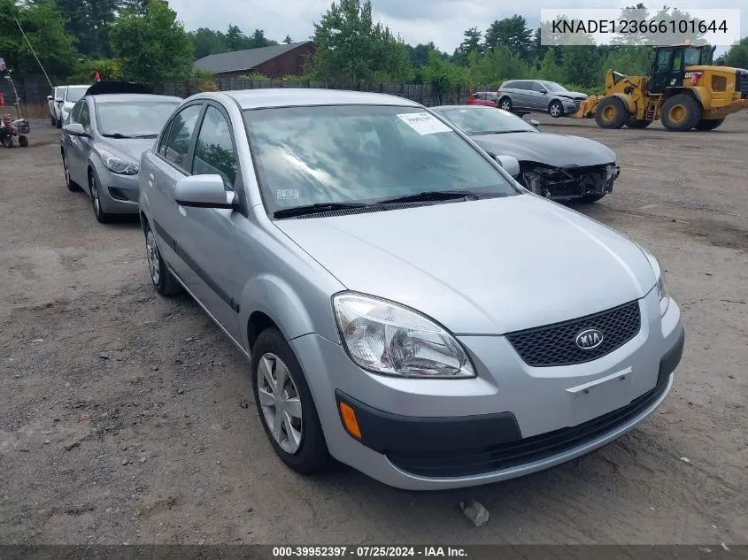 KNADE123666101644 2006 Kia Rio Lx