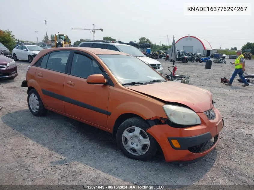 KNADE163776294267 2007 Kia Rio