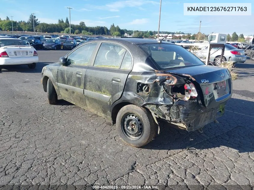 KNADE123676271763 2007 Kia Rio Lx