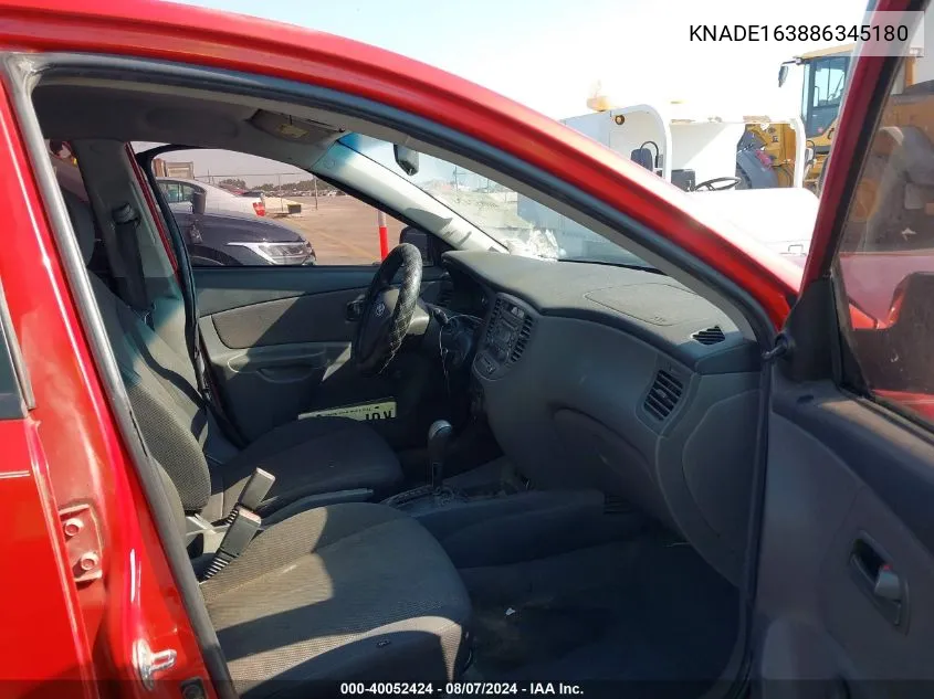 KNADE163886345180 2008 Kia Rio5 Lx