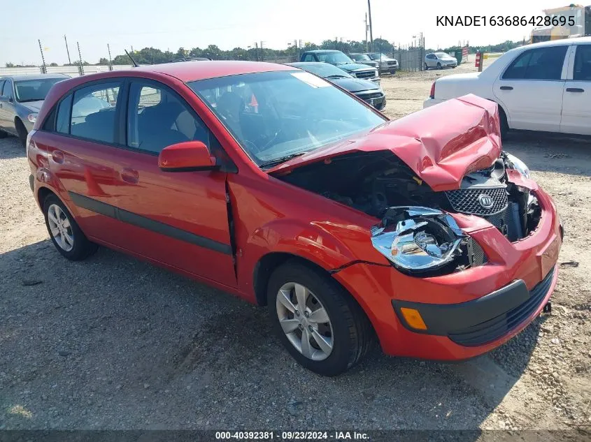 KNADE163686428695 2008 Kia Rio 5 Sx