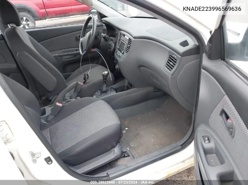 KNADE223996569636 2009 Kia Rio Lx