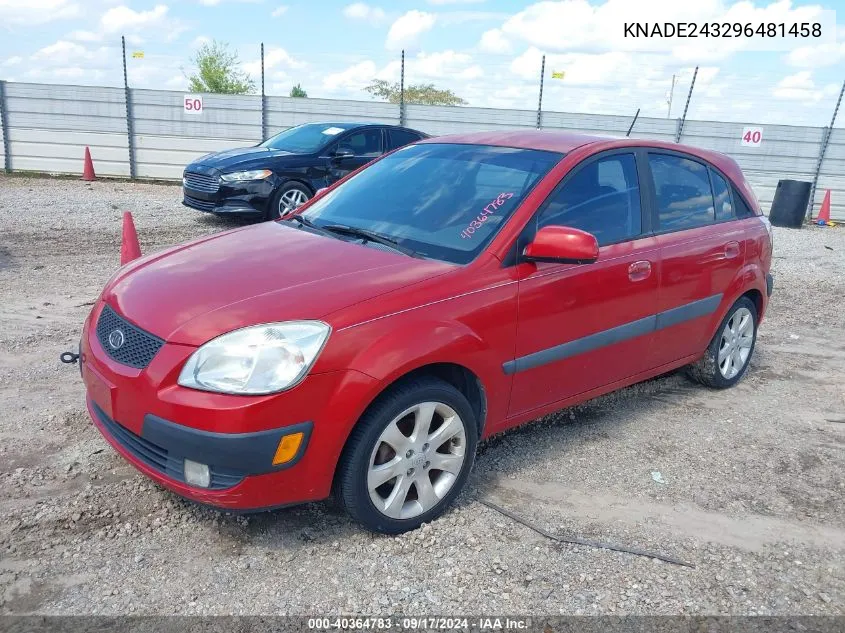 KNADE243296481458 2009 Kia Rio5 Sx