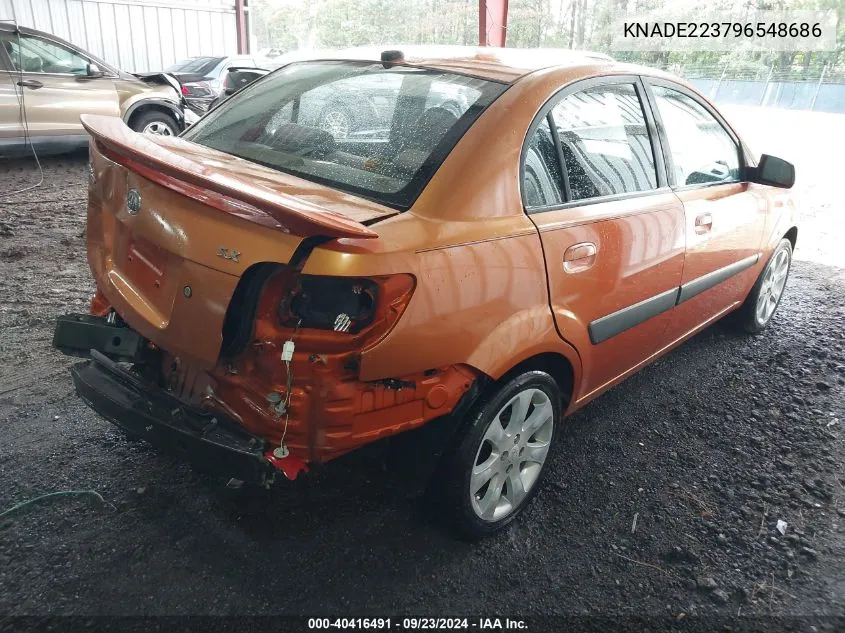 KNADE223796548686 2009 Kia Rio Sx