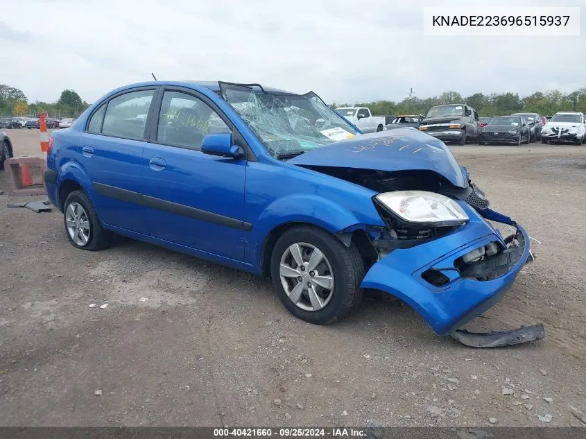 KNADE223696515937 2009 Kia Rio Lx