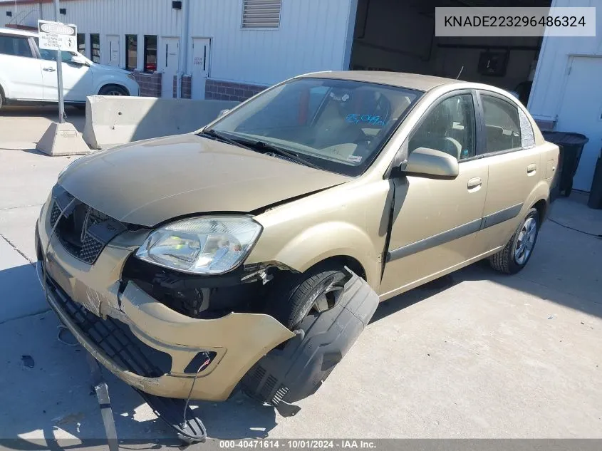 KNADE223296486324 2009 Kia Rio Lx