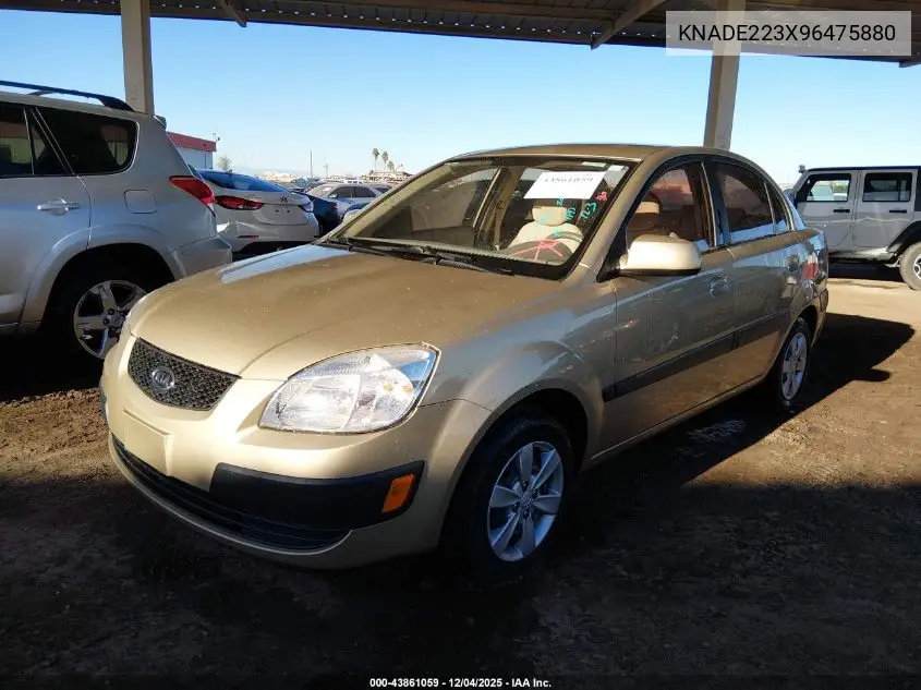 KNADE223X96475880 2009 Kia Rio Lx
