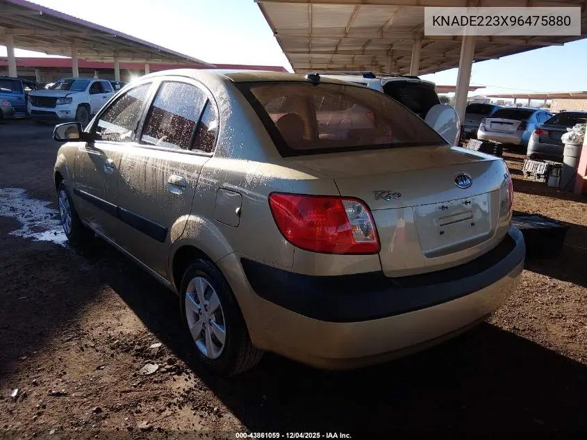 KNADE223X96475880 2009 Kia Rio Lx