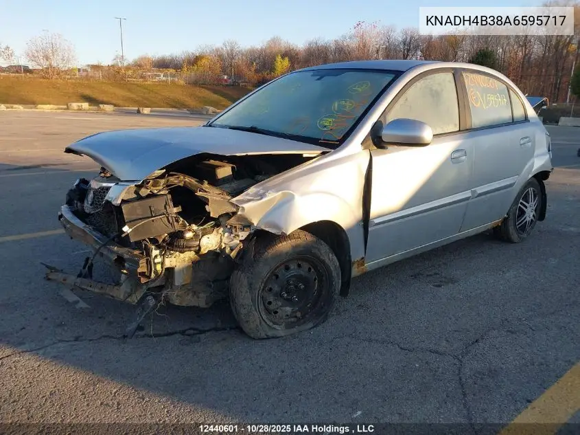 KNADH4B38A6595717 2010 Kia Rio