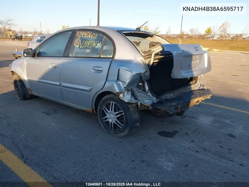 KNADH4B38A6595717 2010 Kia Rio
