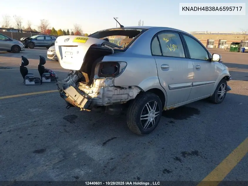 KNADH4B38A6595717 2010 Kia Rio