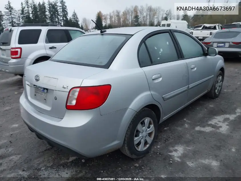 KNADH4A30A6673697 2010 Kia Rio Lx