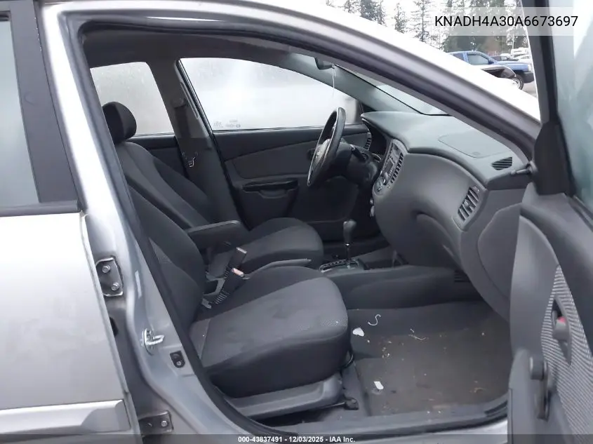 KNADH4A30A6673697 2010 Kia Rio Lx