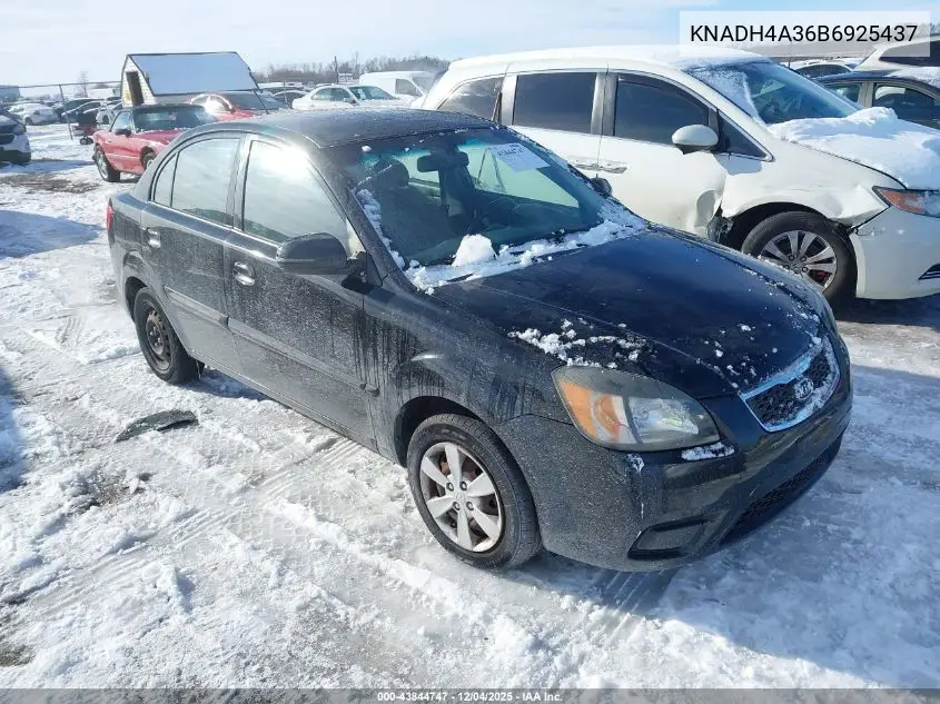 KNADH4A36B6925437 2011 Kia Rio Lx