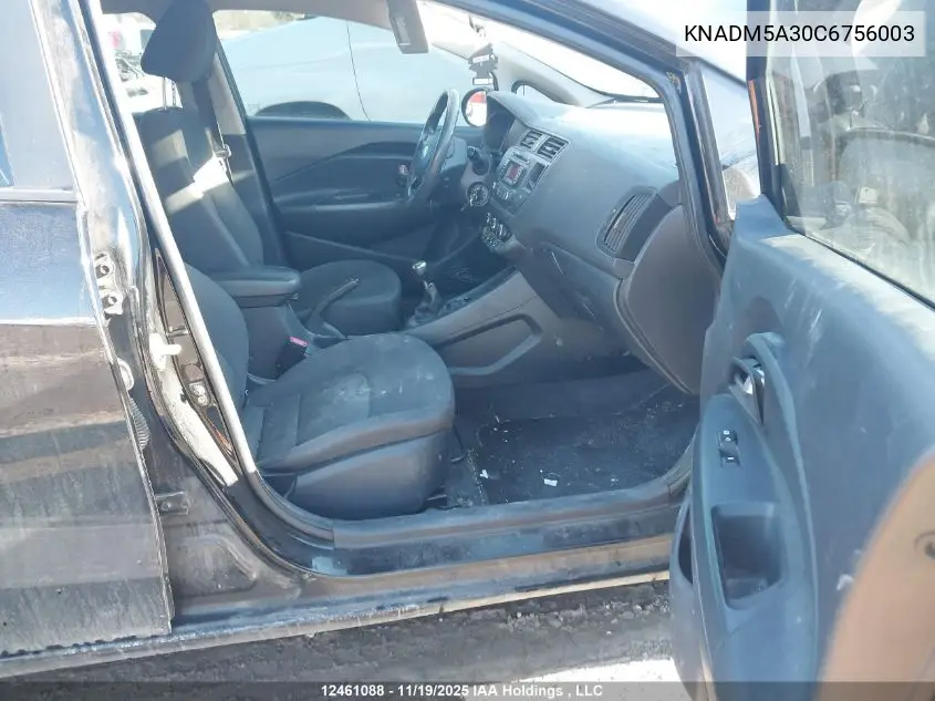 KNADM5A30C6756003 2012 Kia Rio
