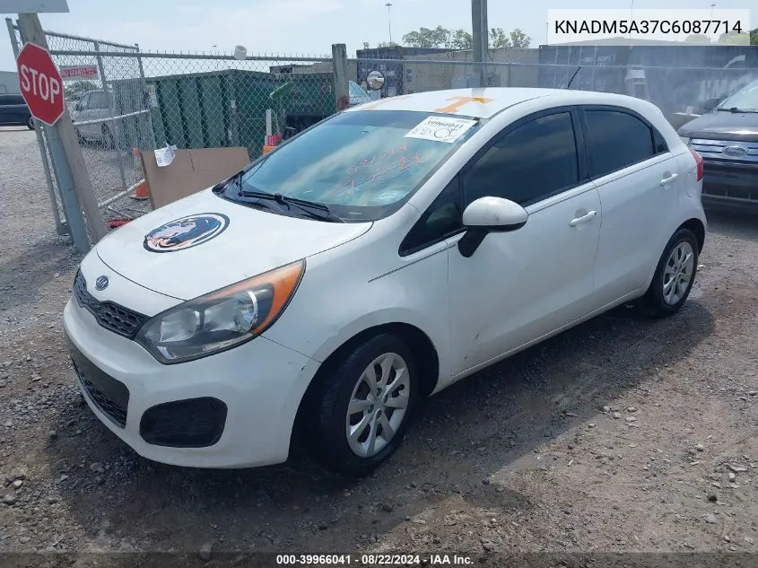 KNADM5A37C6087714 2012 Kia Rio5 Lx