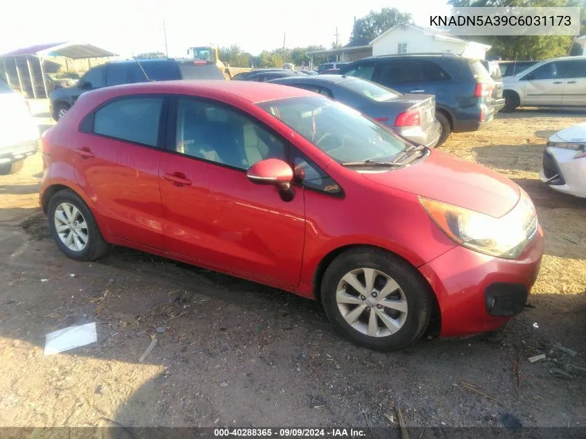 KNADN5A39C6031173 2012 Kia Rio5 Ex