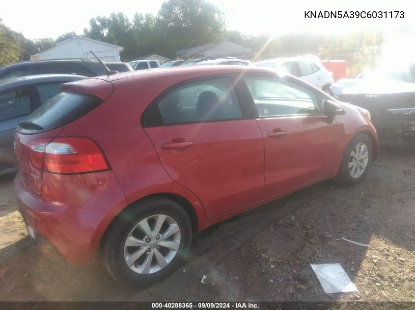 KNADN5A39C6031173 2012 Kia Rio5 Ex