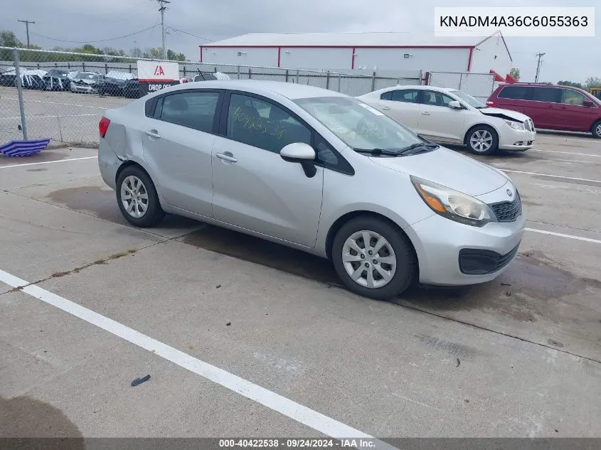 KNADM4A36C6055363 2012 Kia Rio Lx