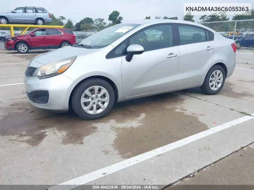 KNADM4A36C6055363 2012 Kia Rio Lx