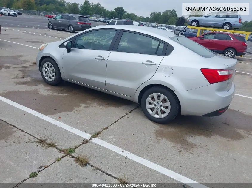 KNADM4A36C6055363 2012 Kia Rio Lx