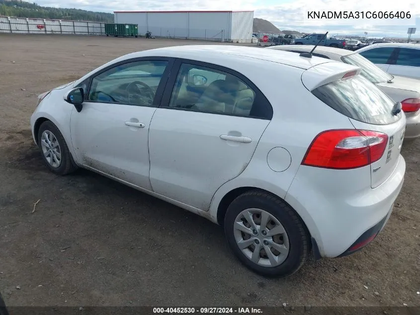 KNADM5A31C6066406 2012 Kia Rio5 Lx