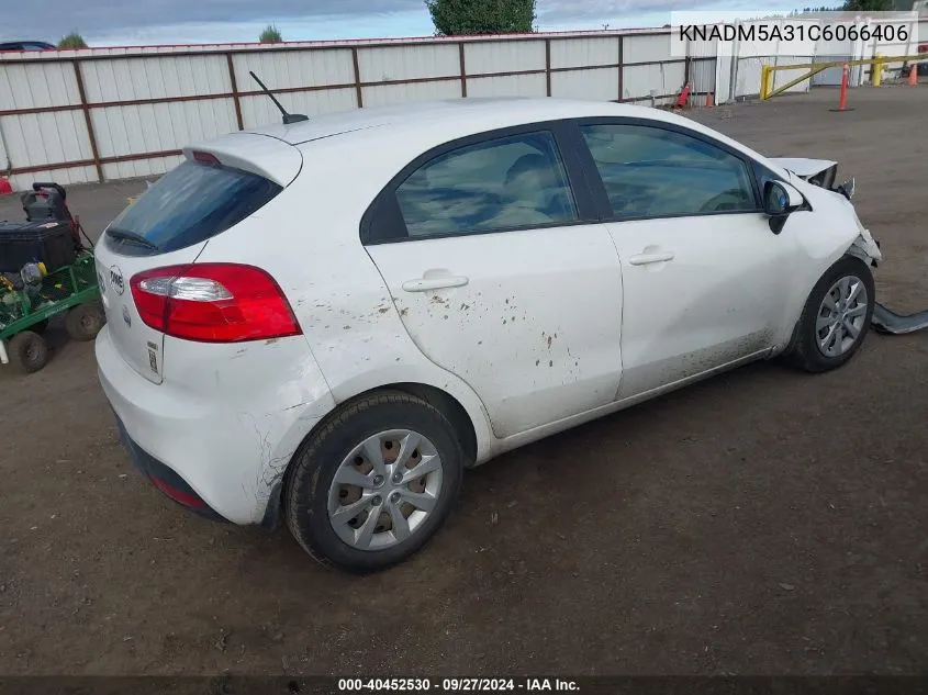 KNADM5A31C6066406 2012 Kia Rio5 Lx