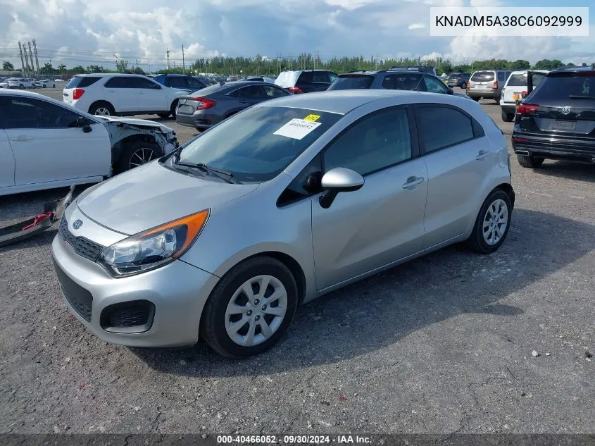 KNADM5A38C6092999 2012 Kia Rio5 Lx