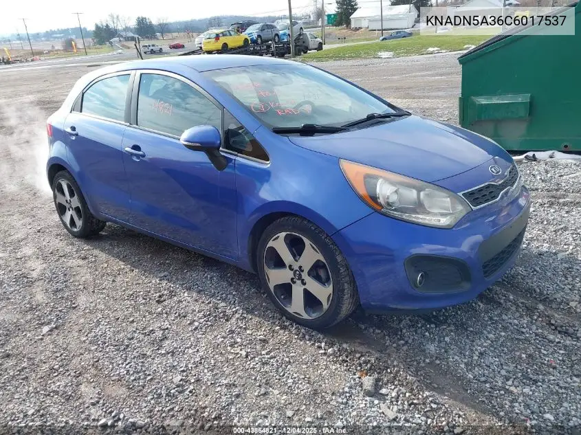 KNADN5A36C6017537 2012 Kia Rio5 Sx