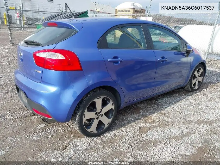 KNADN5A36C6017537 2012 Kia Rio5 Sx