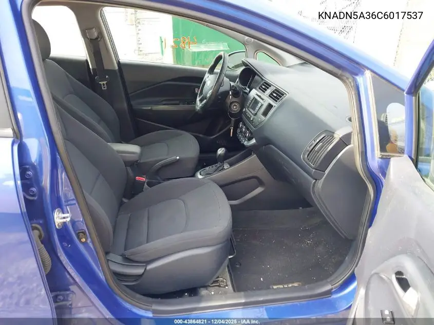 KNADN5A36C6017537 2012 Kia Rio5 Sx