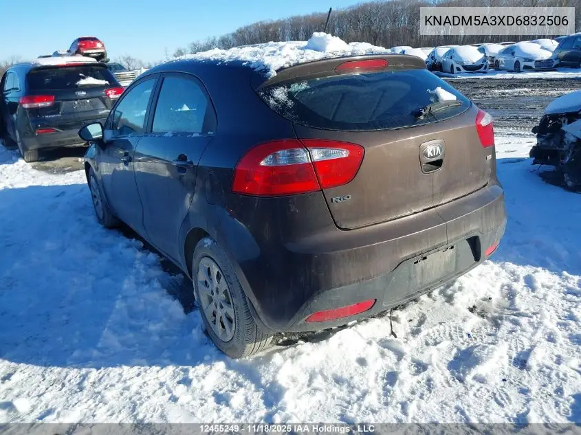 KNADM5A3XD6832506 2013 Kia Rio Ex/Lx/Lx+/Sx