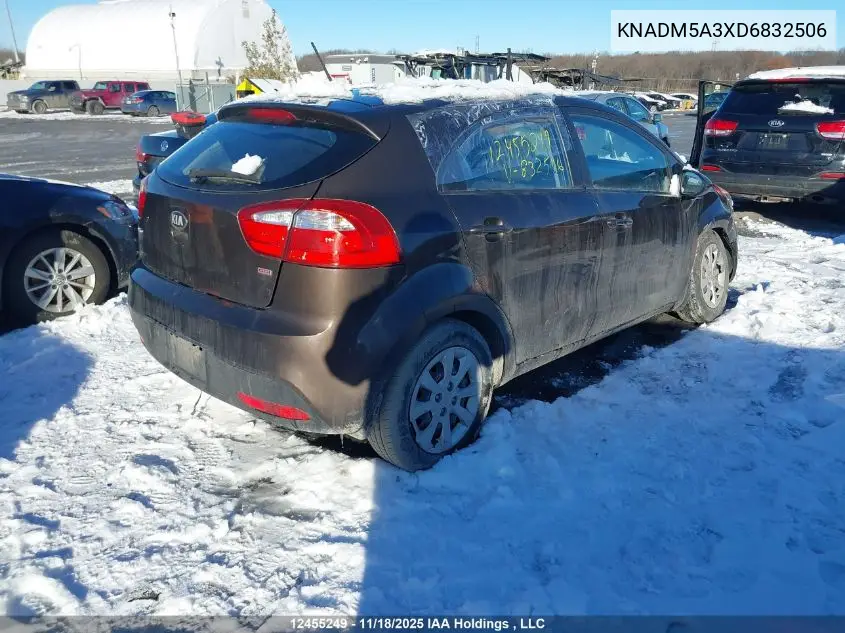 KNADM5A3XD6832506 2013 Kia Rio Ex/Lx/Lx+/Sx