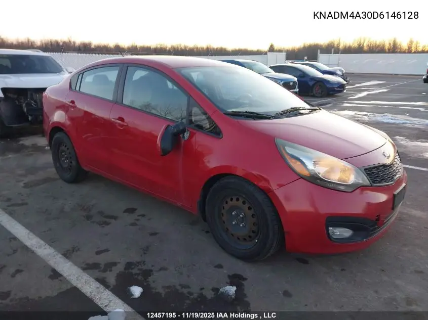 KNADM4A30D6146128 2013 Kia Rio Ex/Lx/Lx+/Sx