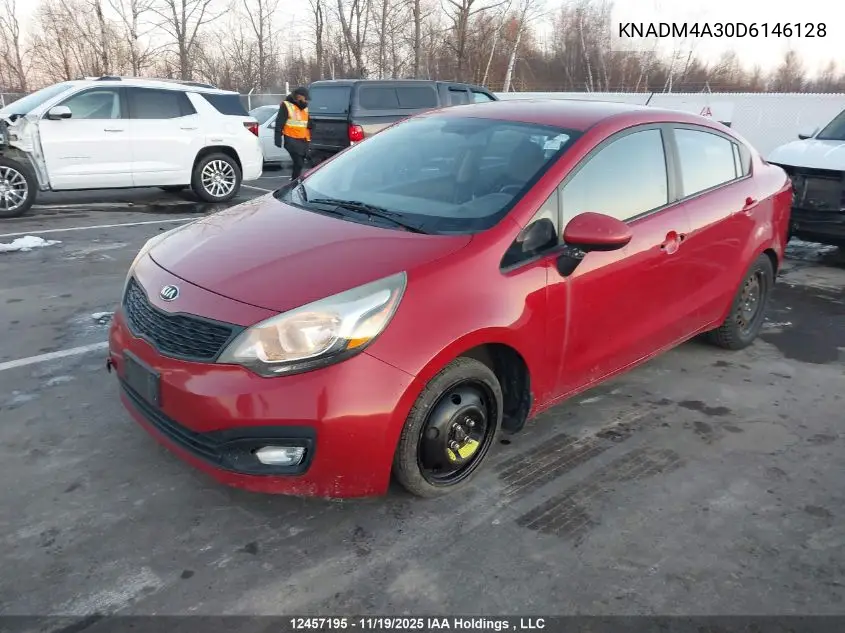 KNADM4A30D6146128 2013 Kia Rio Ex/Lx/Lx+/Sx