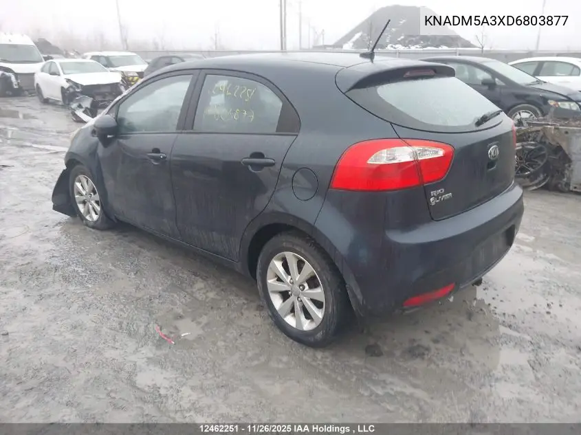 KNADM5A3XD6803877 2013 Kia Rio Lx