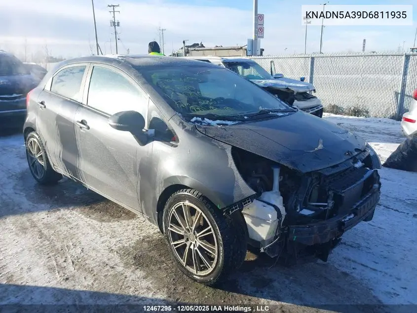 KNADN5A39D6811935 2013 Kia Rio Ex/Sx