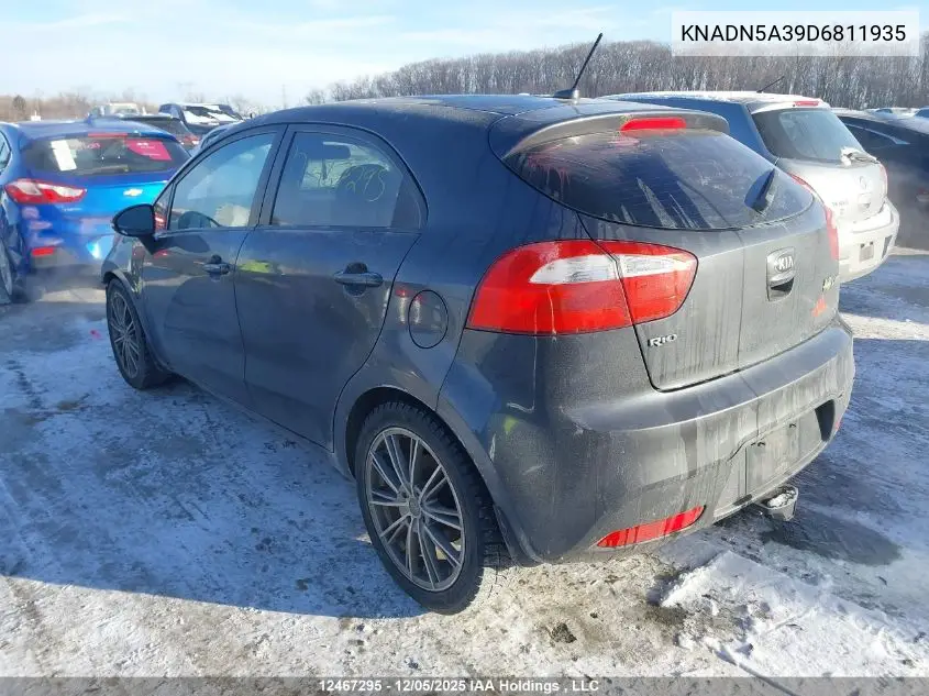 KNADN5A39D6811935 2013 Kia Rio Ex/Sx