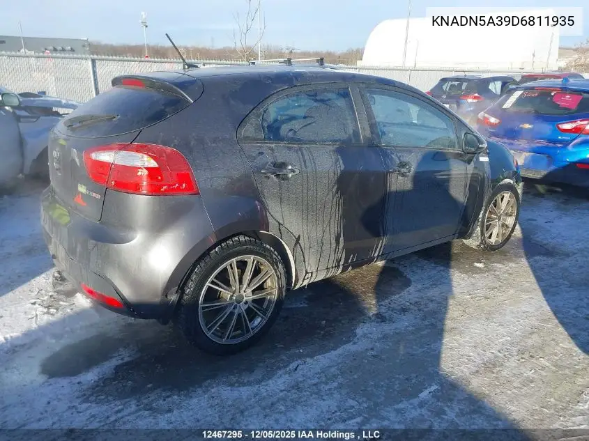 KNADN5A39D6811935 2013 Kia Rio Ex/Sx