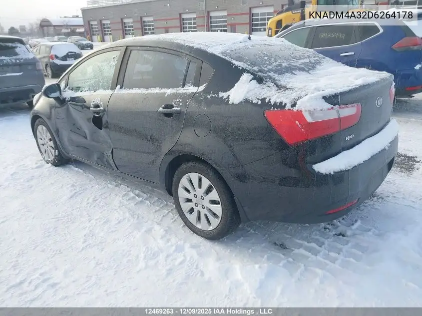 KNADM4A32D6264178 2013 Kia Rio Ex/Lx/Lx+/Sx
