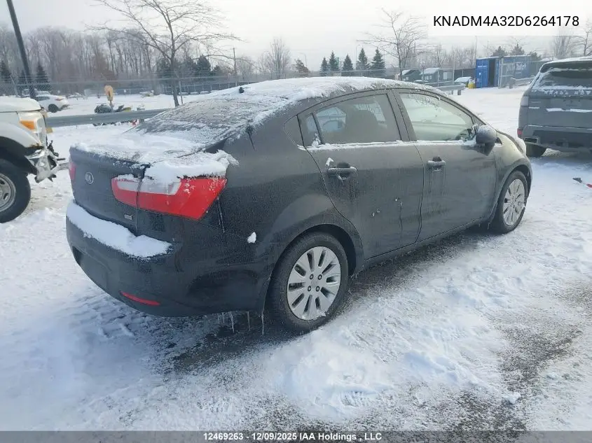 KNADM4A32D6264178 2013 Kia Rio Ex/Lx/Lx+/Sx