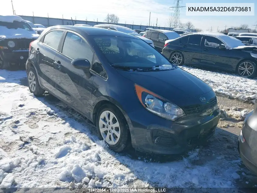 KNADM5A32D6873681 2013 Kia Rio Ex/Lx/Lx+/Sx