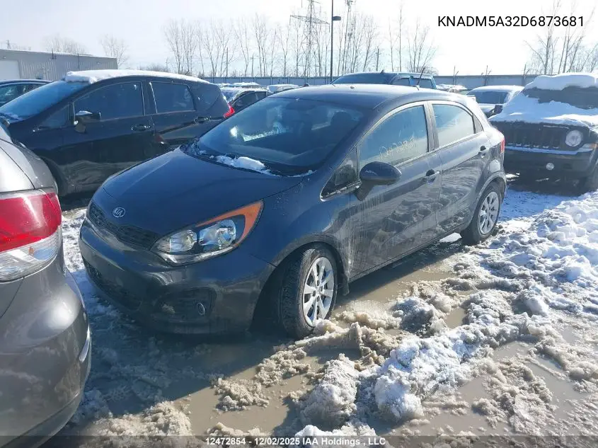KNADM5A32D6873681 2013 Kia Rio Ex/Lx/Lx+/Sx