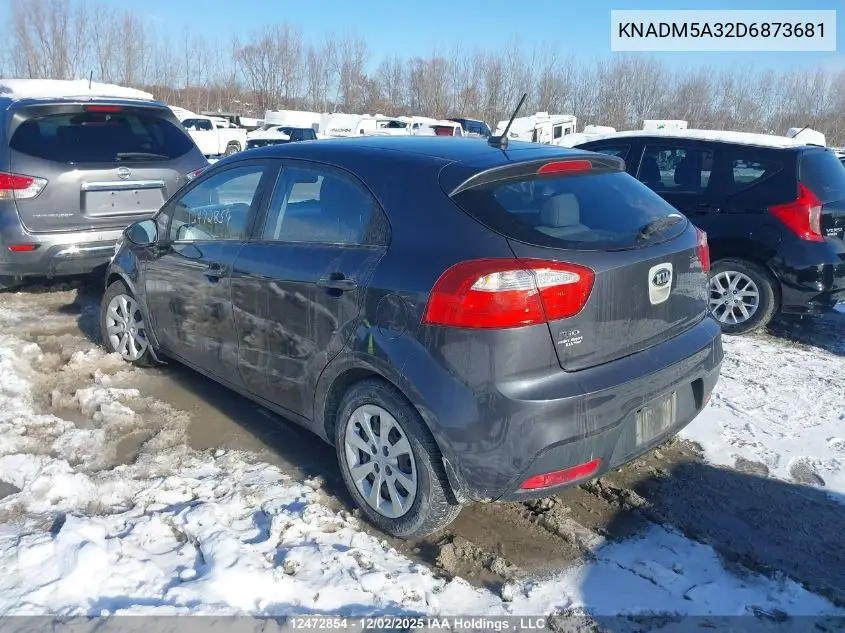KNADM5A32D6873681 2013 Kia Rio Ex/Lx/Lx+/Sx