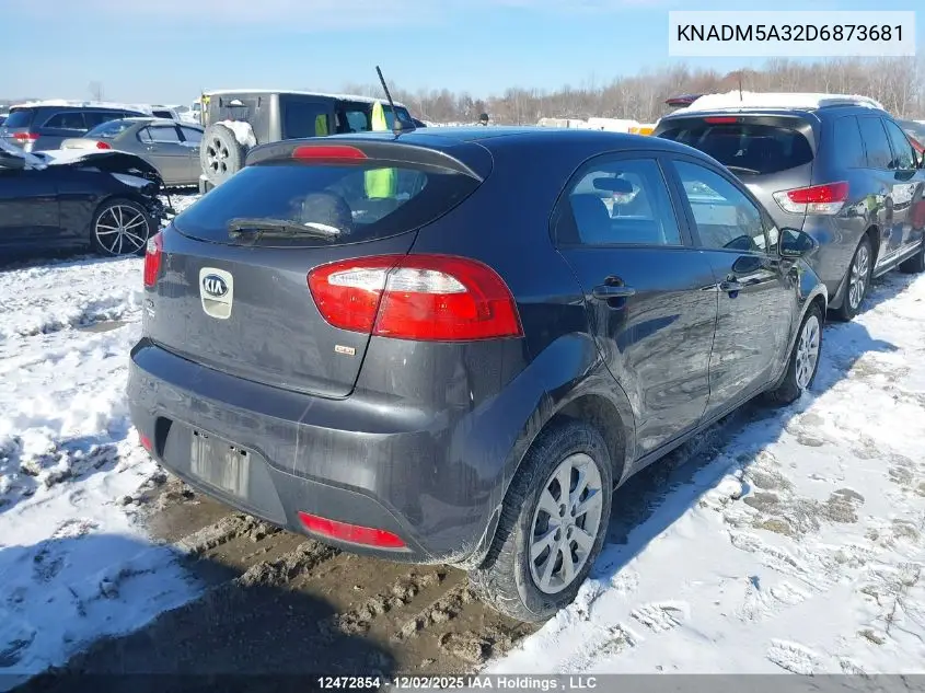 KNADM5A32D6873681 2013 Kia Rio Ex/Lx/Lx+/Sx