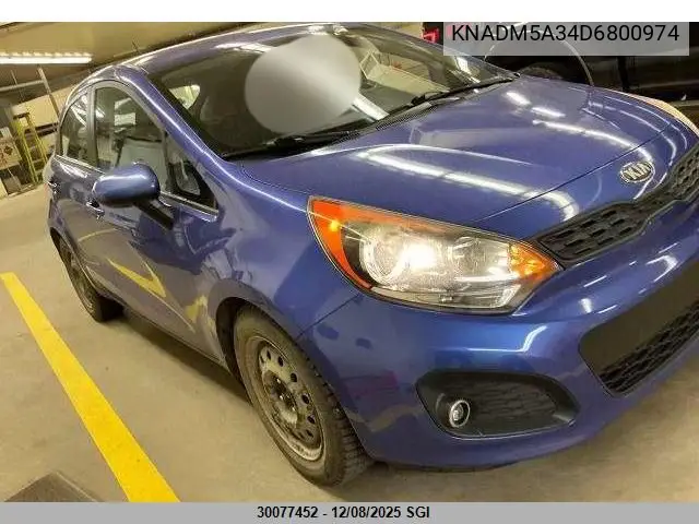 KNADM5A34D6800974 2013 Kia Rio Lx